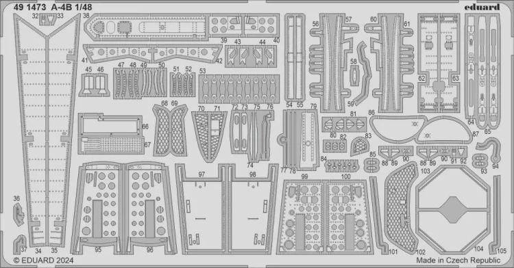 Eduard 491473 A-4B (H.2000/HAS) 1/48