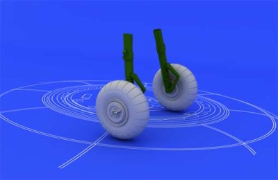 Eduard 672006 1/72 Набор дополнений Bf 110C/D wheels