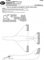 New Ware NWA-M0895 Mask A-4B/C Skyhawk CAMOUFLAGE (H.2000/FUJI) 1/72