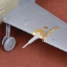 Sbs Model 48061 Hispano HA-1112 Wing cannon & Rocket set 1/48