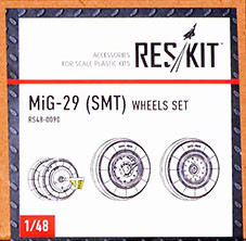 Reskit RS48-0090 MiG-29 SMT wheels set (GHW) 1/48