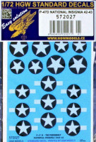 HGW 572027 Decals P-47D National Insignia 1942-43 1/72