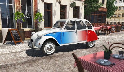 Revell 67653 Набор Микролитражный автомобиль Citroen 2 CV Cocorico 1/24