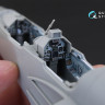 Quinta studio QD48115 Mirage 2000B (для модели Kinetic) 3D Декаль интерьера кабины 1/48