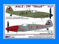 AML AMLC48011 Декали for Avia S-199 'Mezek' Part II. 1/48
