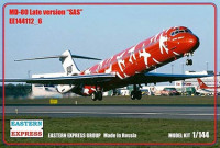 Восточный Экспресс 144112_6 Авиалайнер MD-80 поздний SAS ( Limited Edition ) 1/144
