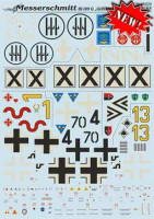 Print Scale 48-074 Messershmit 109-G Wet decal 1/48