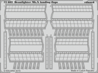 Eduard 72603 Beaufighter Mk.X landing flaps 1/72