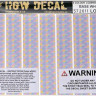 HGW 572011 Decals 5-colour LOZENGE faded b.white LOWER 1/72
