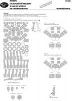 New Ware NWA-M0752 1/72 Mask C-27J Spartan BASIC (ITAL 1402, 1284)