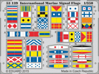 Eduard 53139 International Marine Signal Flags 1/350 1/350