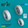 Reskit 72541 A-10 'Thunderbolt' wheels set (weighted) 1/72