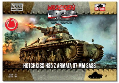 First To Fight FTF-72094 Hotchkiss H35 with a 37 mm SA38 gun 1/72