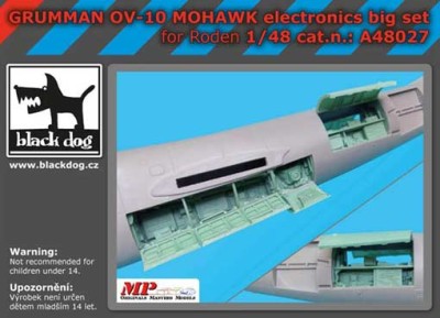 BlackDog A48027 Grumman OV-10 Mohawk electron. BIG set (RDN) 1/48