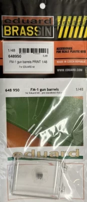 Eduard 648950 BRASSIN FM-1 gun barrels PRINT (EDU) 1/48