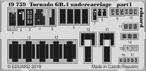 Eduard 49759 Tornado GR.4 undercarriage1/48