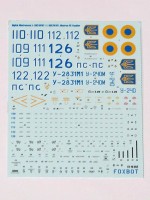Foxbot Decals FBOT48052 Ukrainian Digital Albatrosses: Aero L-39C/M1Eduard, MPM Production, Special Hobby 1/48