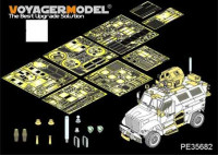 Voyager Model PE35682 Modern US 4X4 MRAP MaxxPro Armoered Fighting Vehicle?atenna base include?(For KINETIC K61011) 1/35