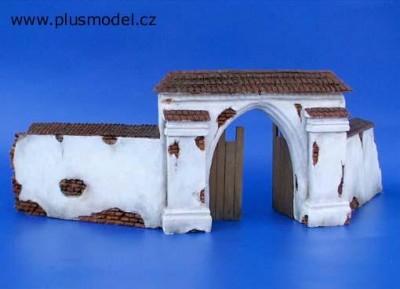 Plus model 110 Village gate 1:35