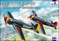 Amodel 72179 Набор Пилотажная группа: Як-50 и Як-52 1/72