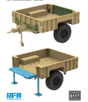 RFM 5117 Легкий тактический прицеп M1101/M1102 для серии HMMWV/JLTV 1/35