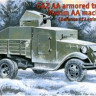 Military Wheels MW7244 GAZ AA armored truck with Maxim AA gun