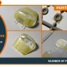 Clear Prop A72156 CH-46 painting mask (FUJI) 1/72