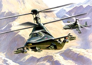 Звезда 7232 Вертолет КA-58 &quot;Черный призрак&quot; 1/72