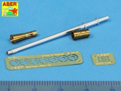 Aber 35 L-107 German 3,7cm Flak 42 Barrel, Universal set (designed to be used with Italeri and other makes of kits) 1/35