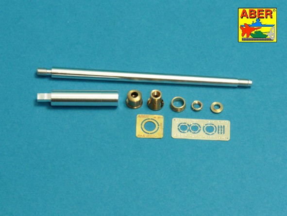 Aber 35 L-243 Barrel for German 8,8cm Kw.K 43 (L/71) gun used on Pz.Kpfw.VI King Tiger Sd.Kfz.182 (with Henschel Turret) (designed to be used with Meng Model kits) 1/35