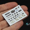 Quinta studio QD72188 Bf 110G2/4 (Eduard) 3D Декаль интерьера кабины 1/72
