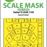 Art Scale 200-M48192 Siebel Si 204E wheels and canopy frame paint mask (outside only) 1/48