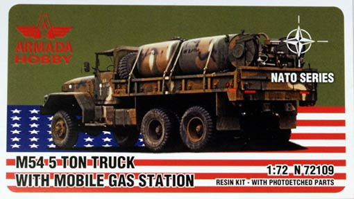 Armada Hobby N72109 M54 5-ton Truck w/ Mobile Gas Station 1/72