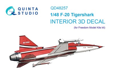 Quinta Studio QD48257 F-20 Tigershark (Freedom Model) 1/48