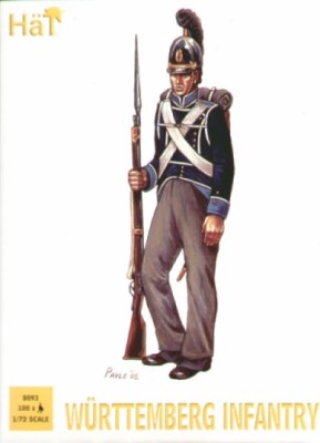 НАТ 8093 Wurttemburg Infantry 1/72