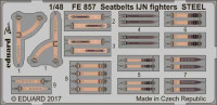Eduard FE857 Seatbelts IJN fighters STEEL 1/48