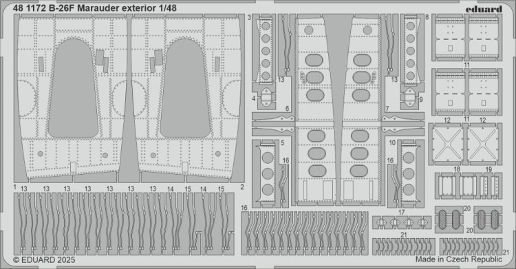 Eduard BIG49465 B-26F Marauder PART II (ICM) 1/48