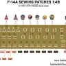 HAD PE481002 F-14A Sewing Patches (PE set) Vol.1 1/48