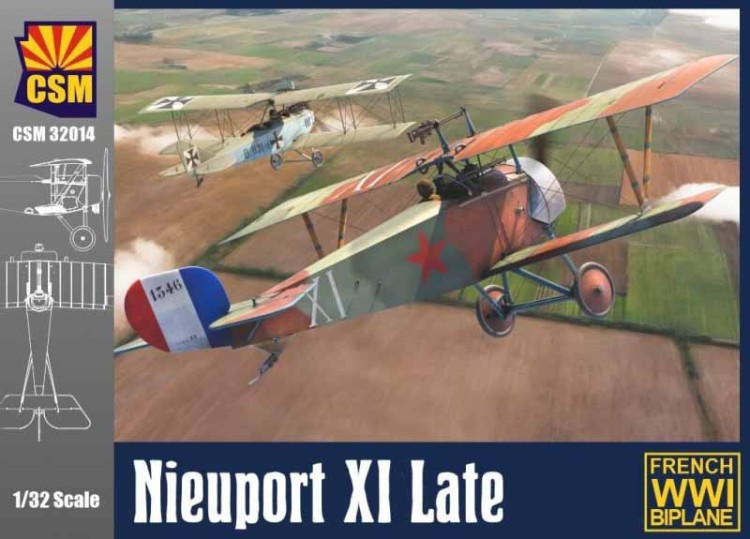 Copper State Models 32014 Самолет Nieuport 11 поздний 1/32
