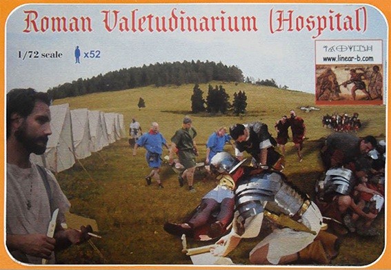 Linear-A LA005 Roman Valetudinarium (Hospital) 52 Figures In 12 Poses + Accessories 1/72