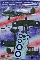 Kora Model DEC72311 DH.82A Tiger Moth Mk.II RAAF Part 4 декали декали 1/72