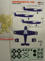 Kora Model DEC7226 Messers. Bf 108B (Legion Condor) декали декали 1/72