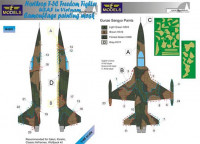 Lf Model M4881 Mask F-5C USAF in Vietnam Camouflage painting 1/48
