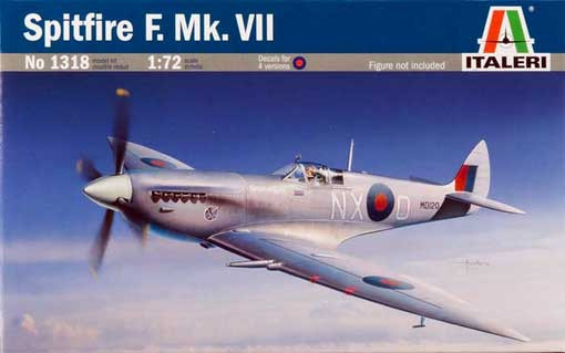 Italeri 01318 SpitFire F/Mk.VII 1/72