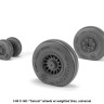 Armory ARAW48327 Grumman F-14D Tomcat early type wheels with weighted tires/tyres 1/48