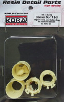 Kora Model DS72219 Do-17 Z-5 engine cowlings & bulges bags 1/72