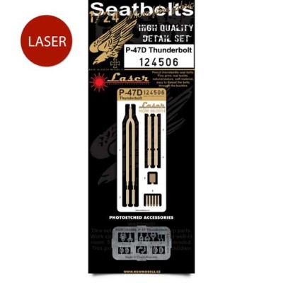 HGW 124506 Seatbelts P-47D Thunderbolt (LASER) 1/24