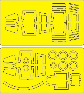 New Ware NWA-M1054 Mask F-104A/C/G Starfighter EXPERT (ITAL) 1/72