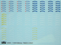 REJI MODEL DECR43051 1/43 Universal tires logo