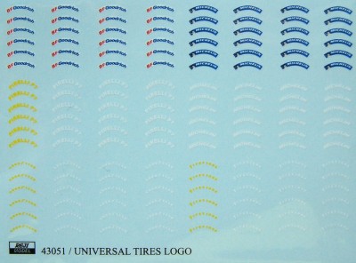 Reji Model 43051 Universal tires logo 1/43